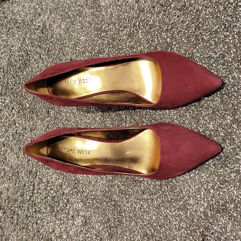 Nine West NW FLAX Size 7.5 Wine